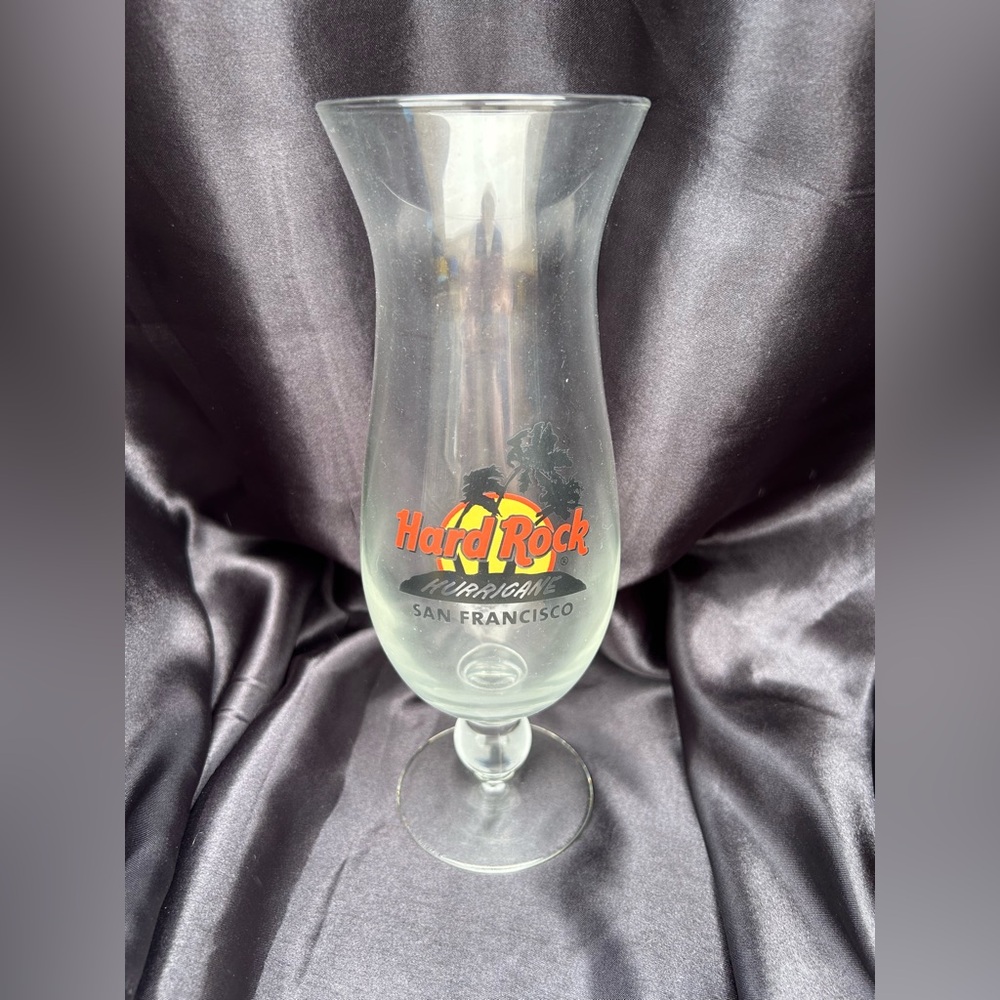 Hard Rock Cafe “San Francisco” Hurricane Glass
